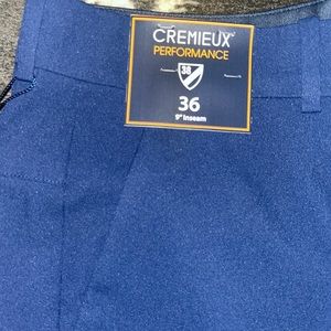 New With Tags Cremieux Performance Mens Shorts